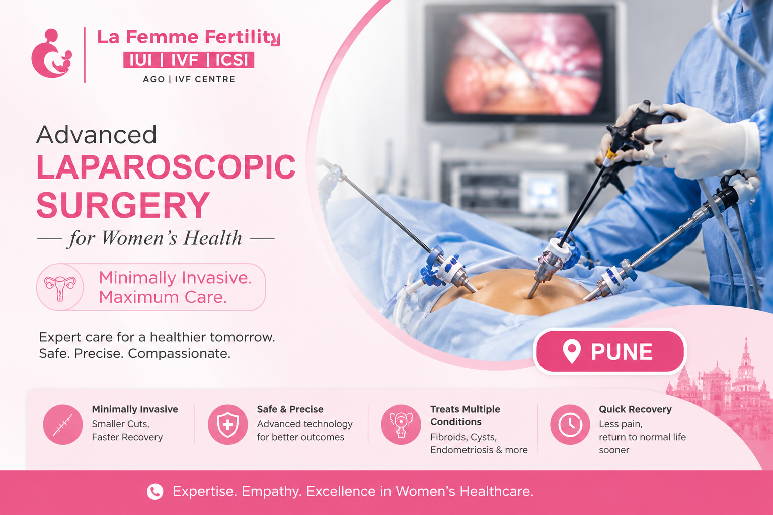 Laparoscopic surgery cost Pune gynecology