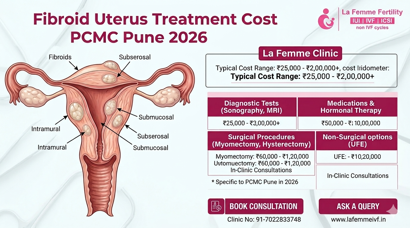Fibroid uterus treatment cost PCMC